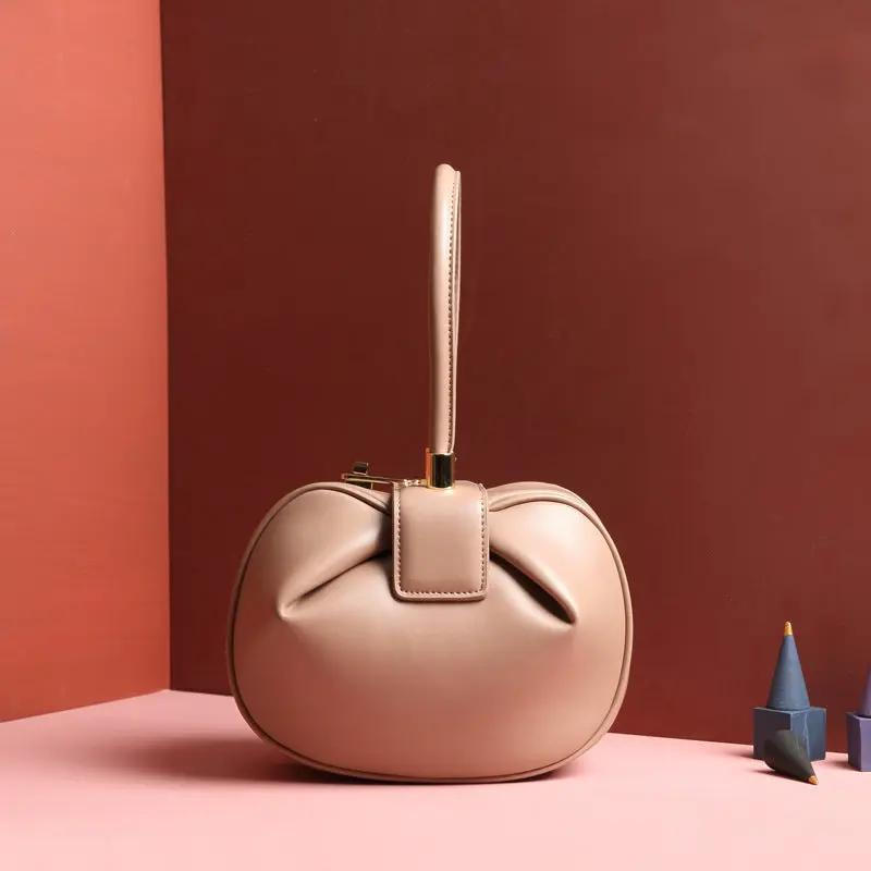 Leather handbags fashion dumplings handbag Cjdropshipping