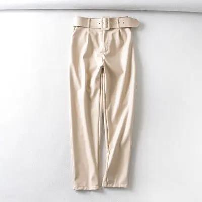 Hot ladies leather pants JNi3 shop