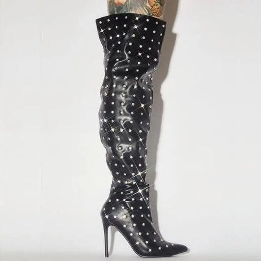 European And American Ins Fashion Runway Women's Over-the-knee Boots Dropshipman