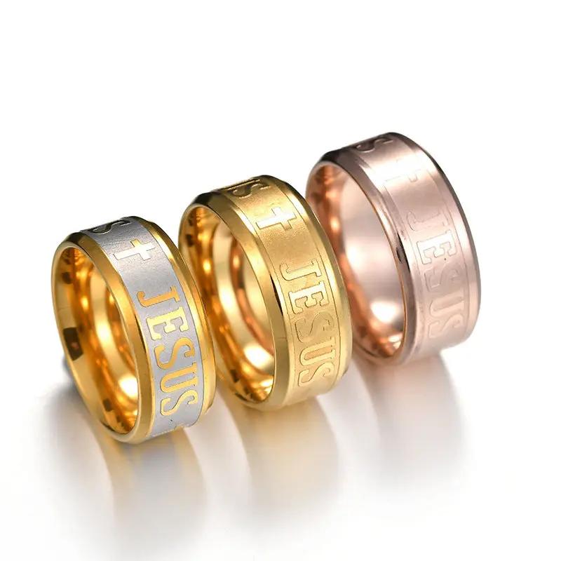 Jesus Cross Stainless Steel Ring Cjdropshipping