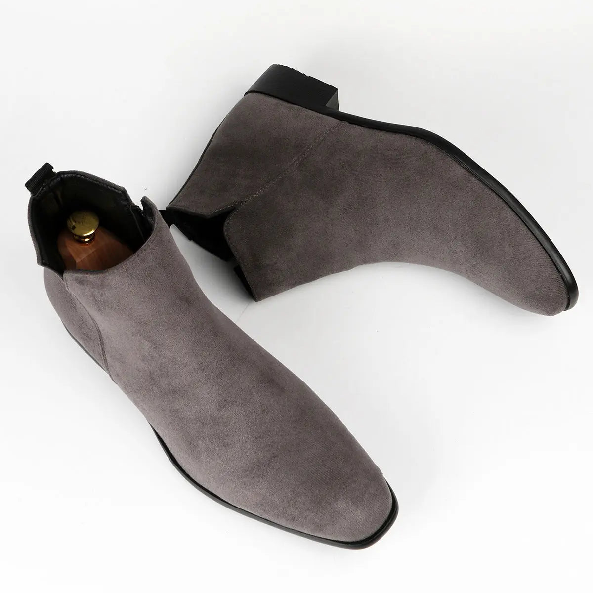 Fashion Men's Square Toe Ankle Boots Dropshipman