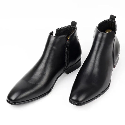 Fashion Men's Square Toe Ankle Boots Dropshipman