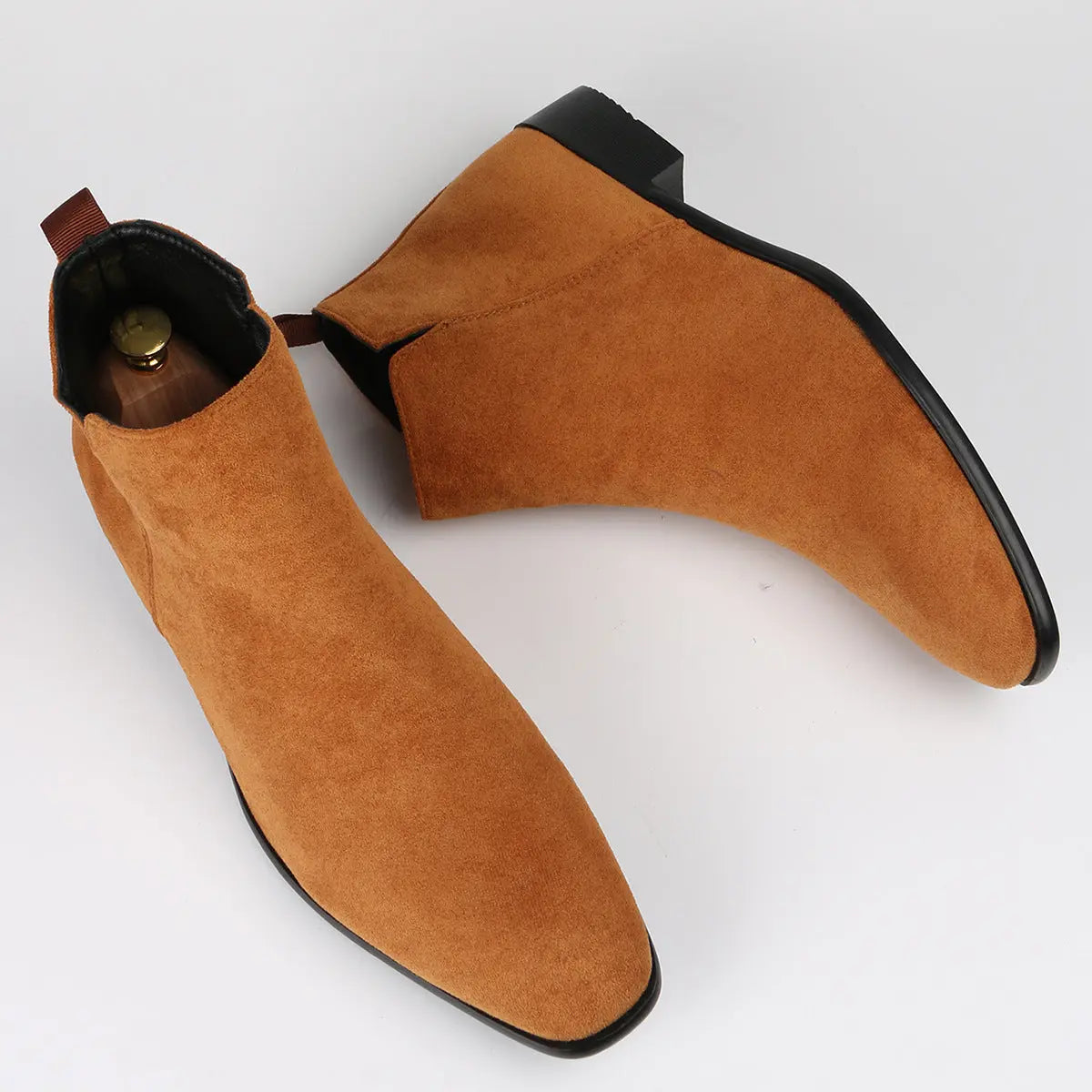 Fashion Men's Square Toe Ankle Boots Dropshipman