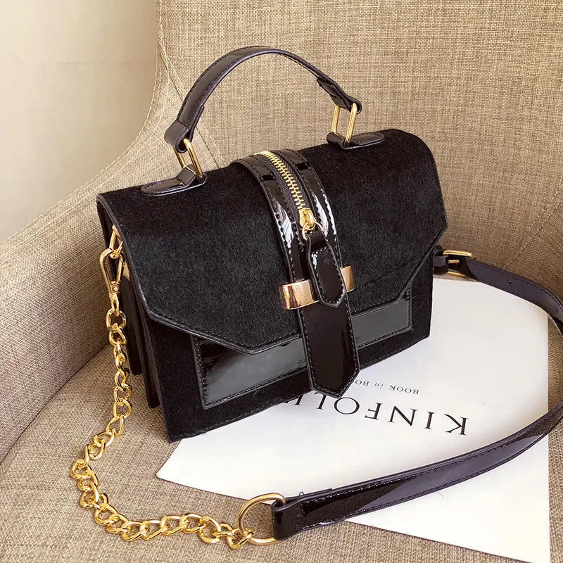 Korean Style Leopard Print Shoulder Bag Crossbody Bags For Women With Zipper Decoration Ladies Chain Handbags JNi3 shop