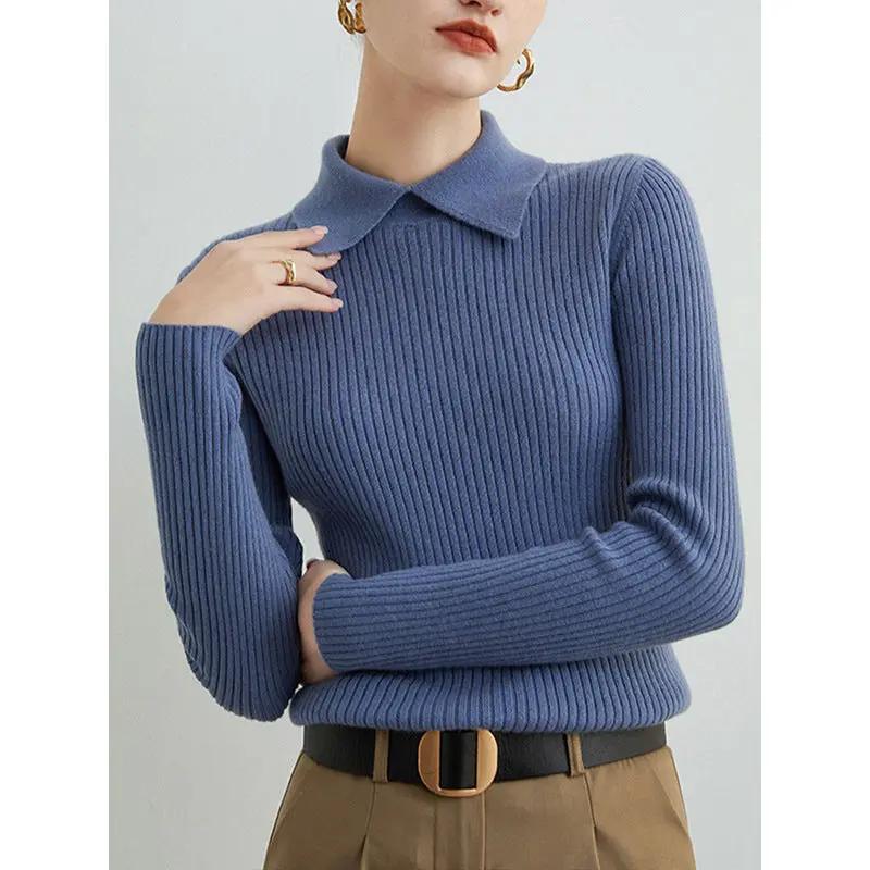 Pullover Cashmere Sweater Autumn Winter Retro Fashionable Cjdropshipping
