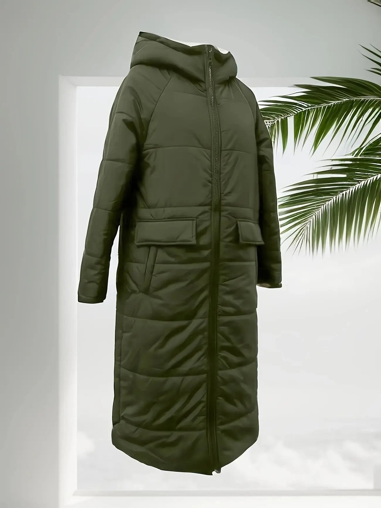 A Plain-colored Cotton-padded Jacket For Ladies Cjdropshipping