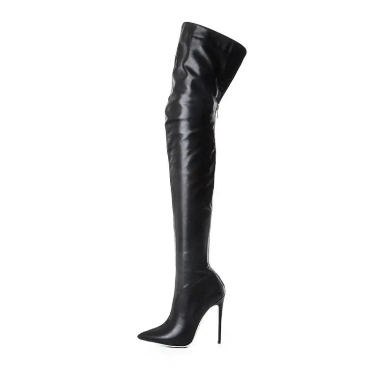 Personality Below The Knee Plus Size Women's Boots Dropshipman