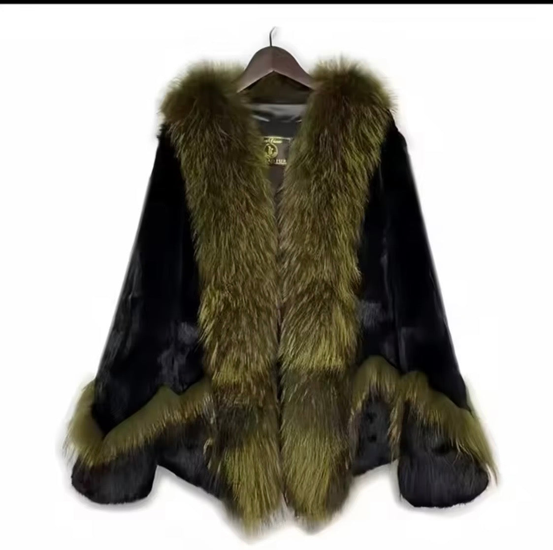 Luxury Real Rex Rabbit Fur Coat