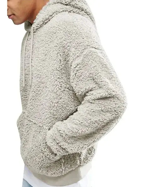 European American Wool And Fleece Hooded Men's Hoodie JNi3 shop