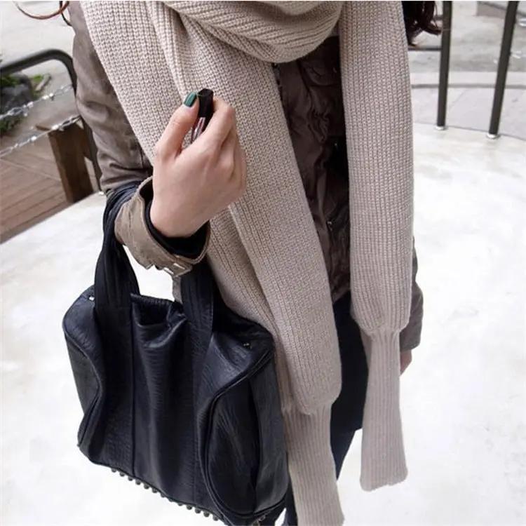 Sweater Scarf Cashmere Ladies Girl Woman Clothing Casual Wear Cjdropshipping