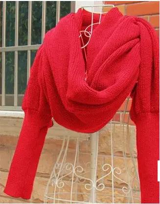 Sweater Scarf Cashmere Ladies Girl Woman Clothing Casual Wear Cjdropshipping