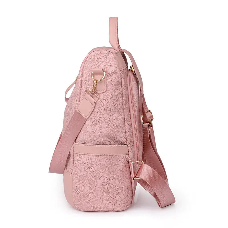 Women's Casual Backpack With Soft Texture Dropshipman