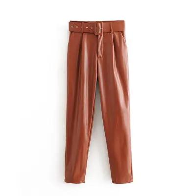 Hot ladies leather pants JNi3 shop