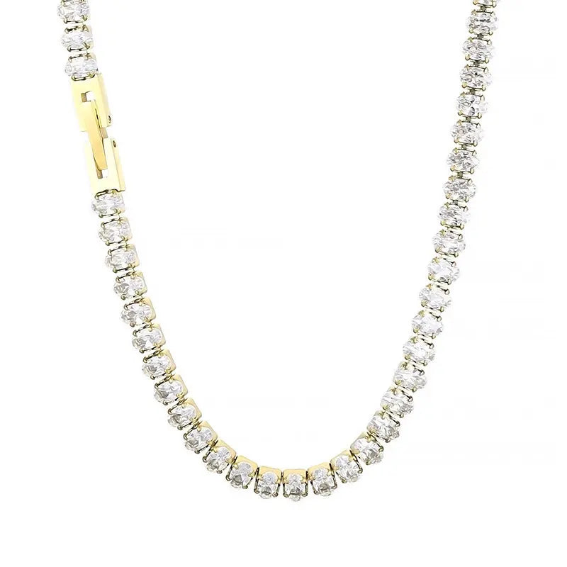 Women's Retro Color Zircon Necklace Cjdropshipping