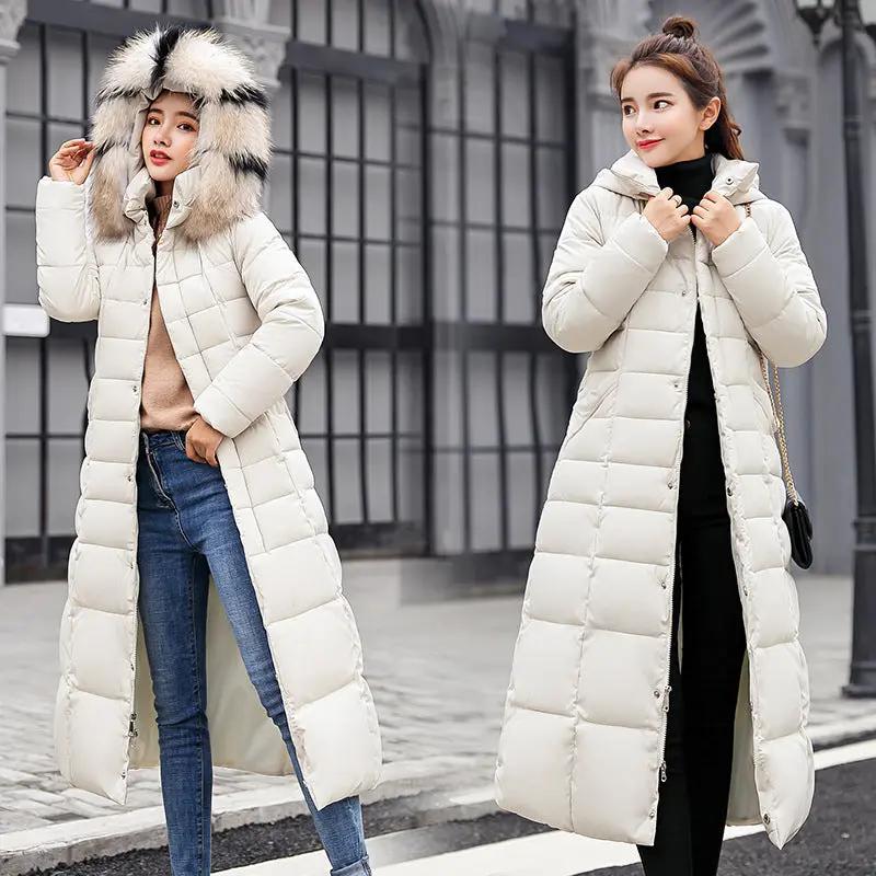 Slim-fit Over-the-knee Padded Cotton Coat Winter Coat Cjdropshipping