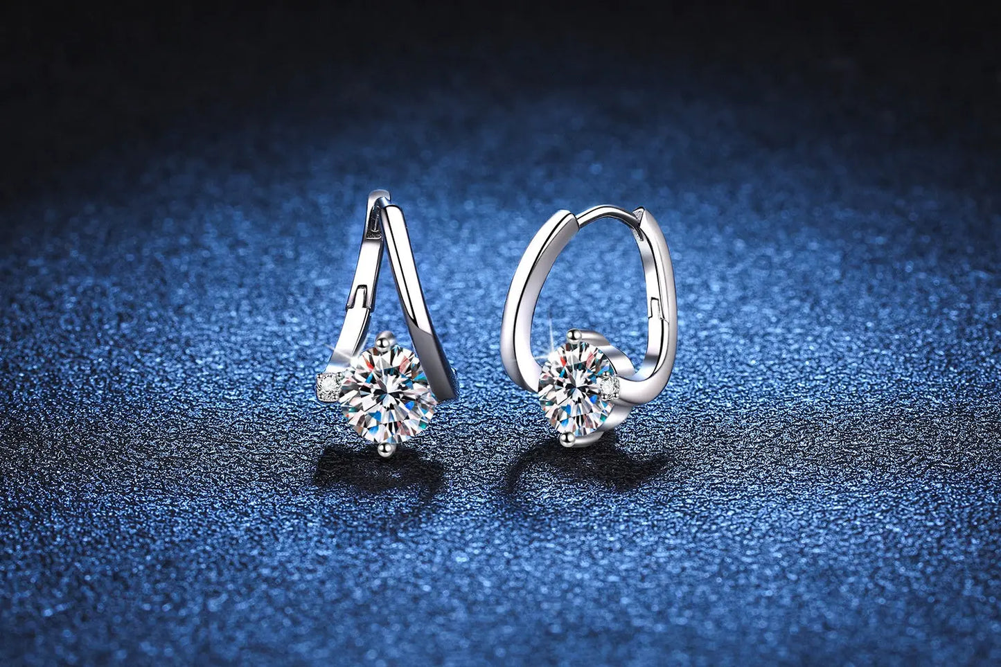 S925 Silver Moissanite Affordable Luxury Earrings - JNi3 shop