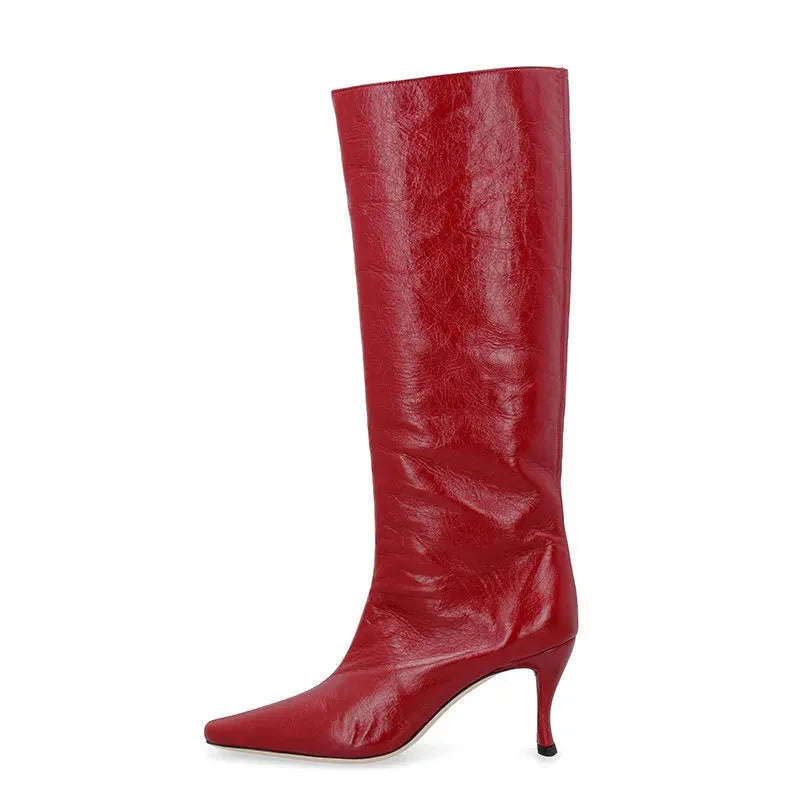New Style Square Head Cowboy Boot Women Dropshipman