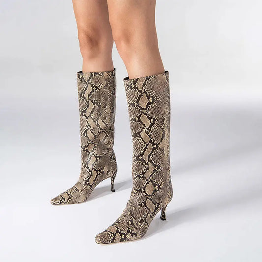 New Style Square Head Cowboy Boot Women Dropshipman