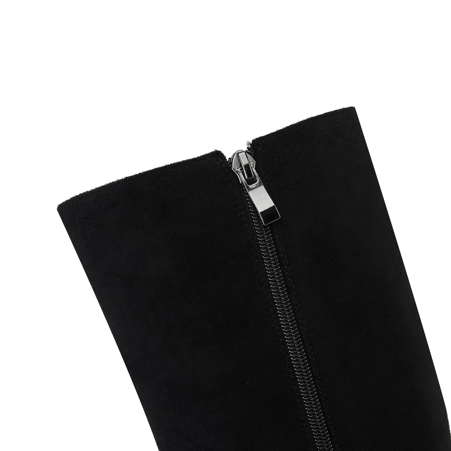 European And American Style Tiger Tooth Profiled Heel Skinny Stretch Boots Rhinestone Flame Dropshipman