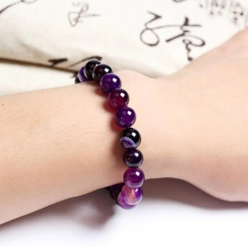 New creative garnet grape stone bracelet woven bracelet jewelry natural stone bracelet JNi3 shop