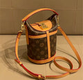 Luxury Monogram Star Bucket Bag for Women – Structured Crossbody Handbag with Adjustable Strap