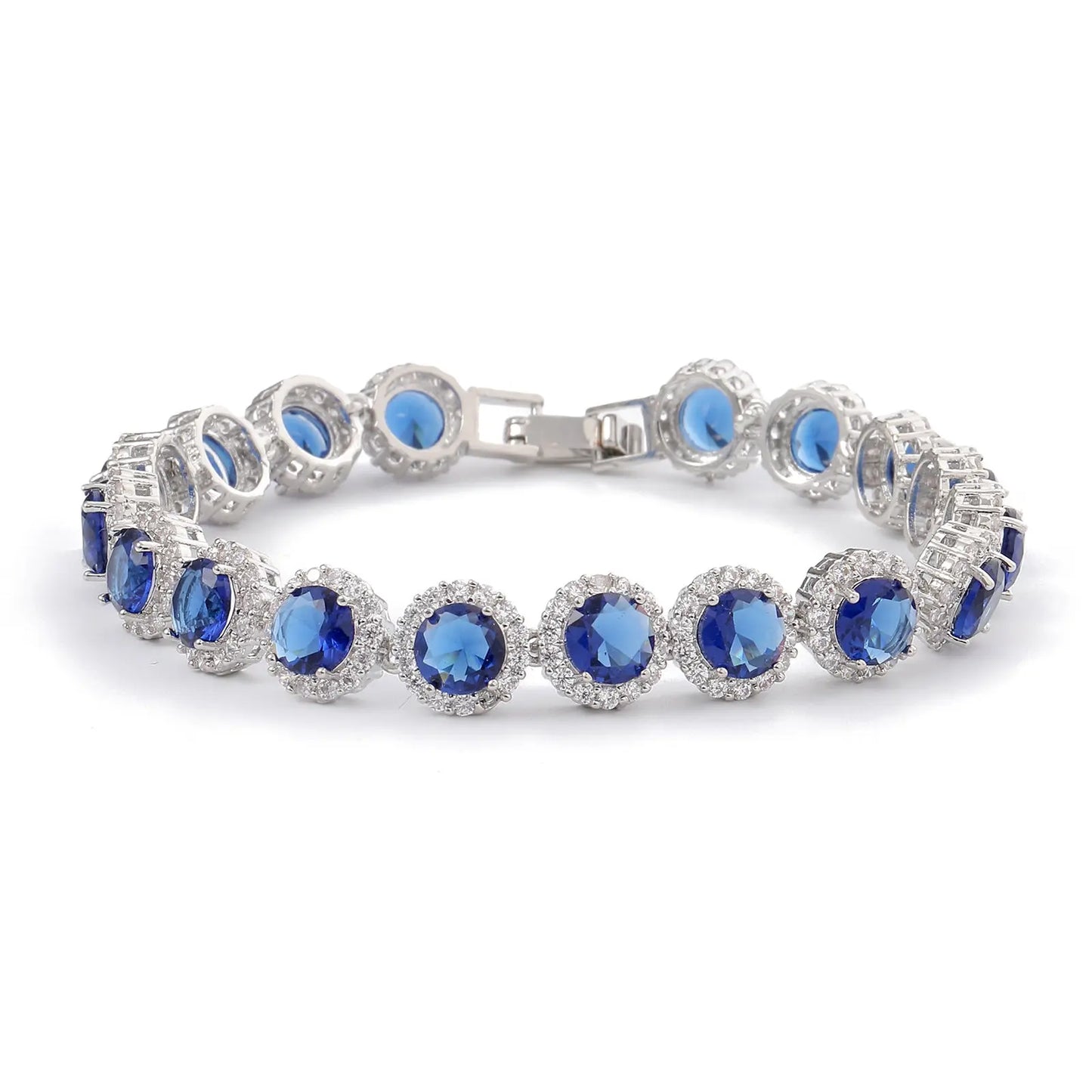 Fashion Gold-plated Inlaid Zircon Hollow Round Bracelet - JNi3 shop