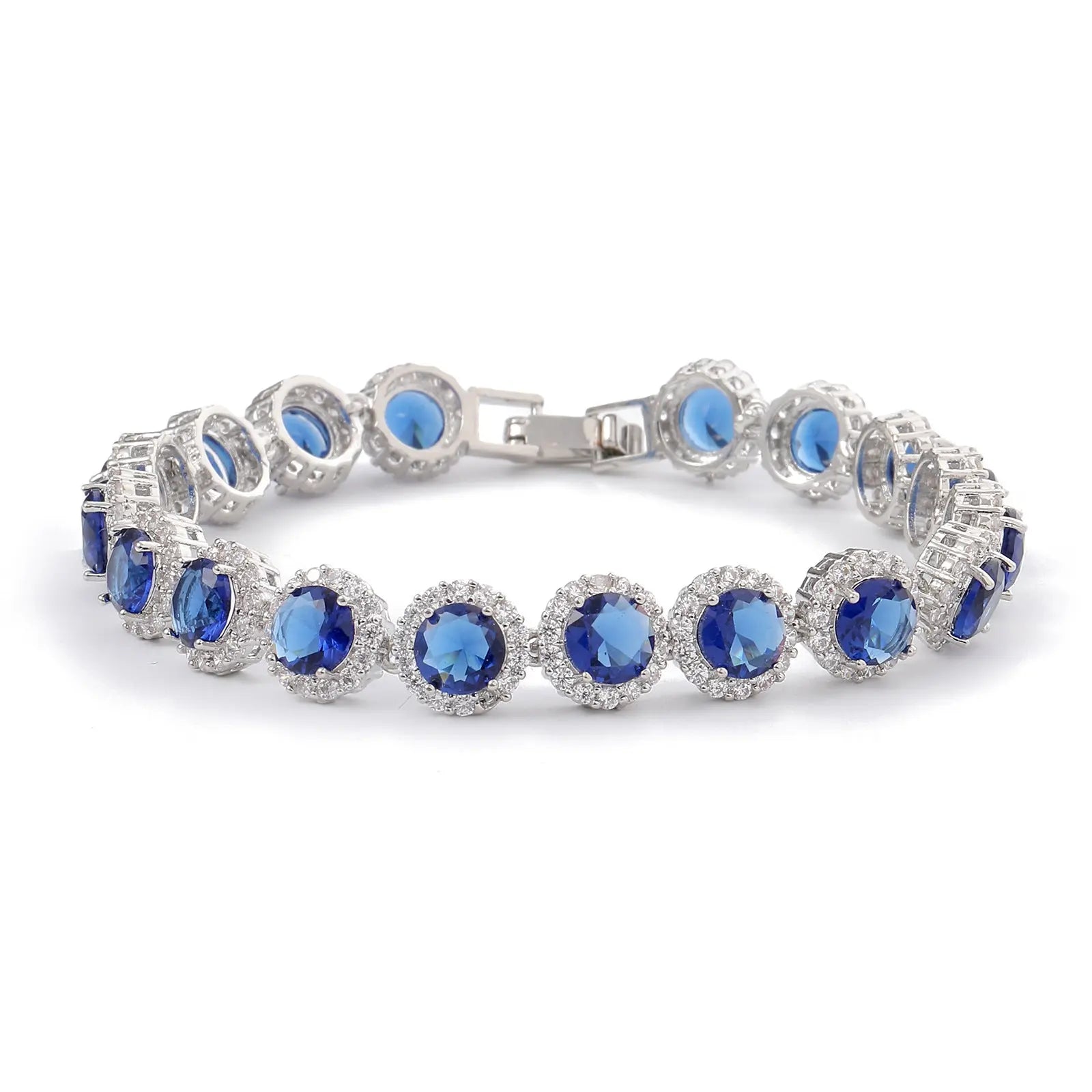 Fashion Gold-plated Inlaid Zircon Hollow Round Bracelet - JNi3 shop