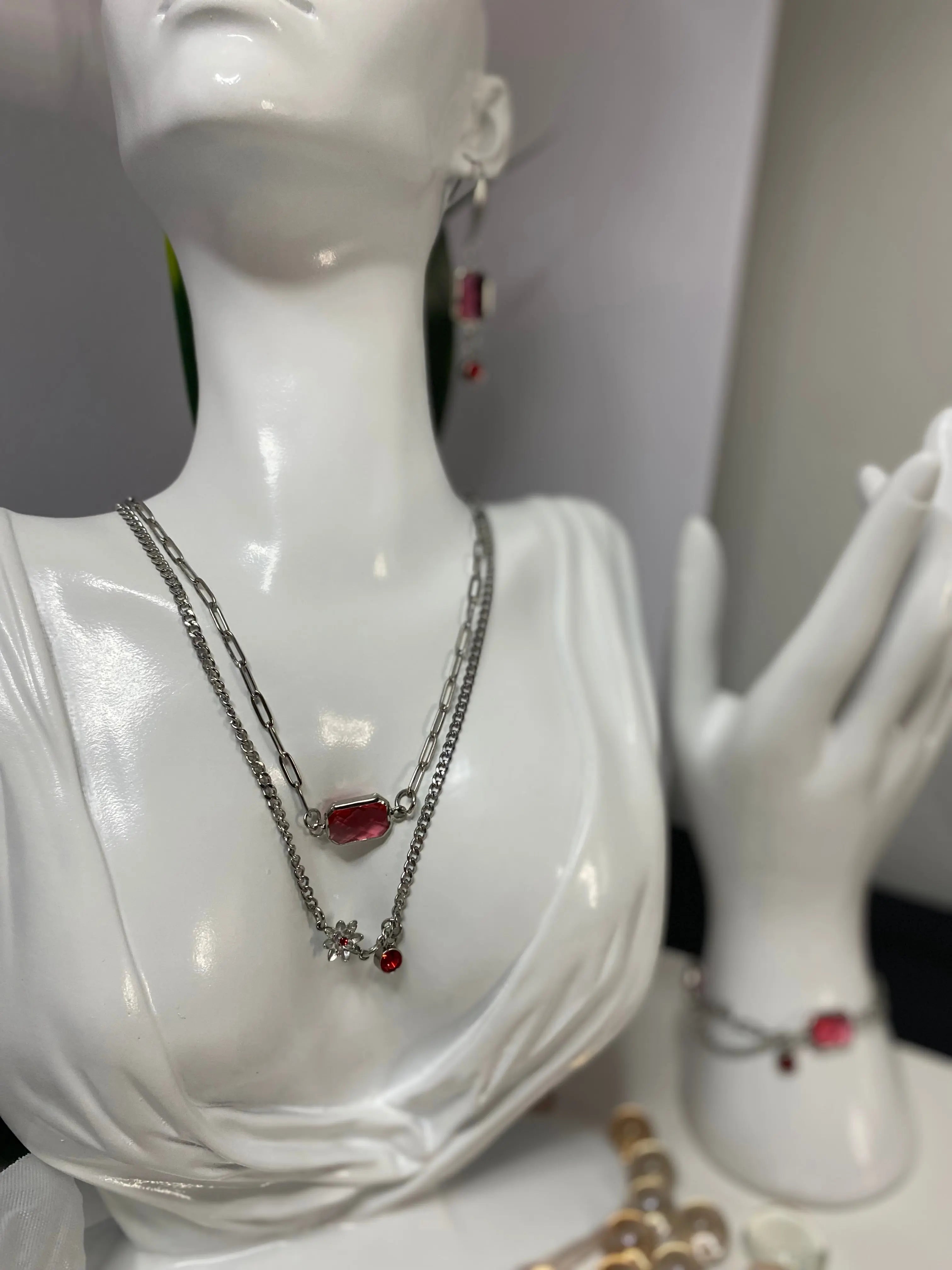 316 medical grade stainless Birth Month layered Necklace - JNi3 shop