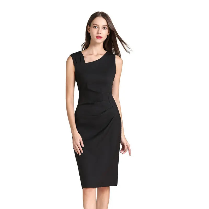 MUXXN Womens Retro 1950s Style Sleeveless Slim Business Pencil Dress Cjdropshipping