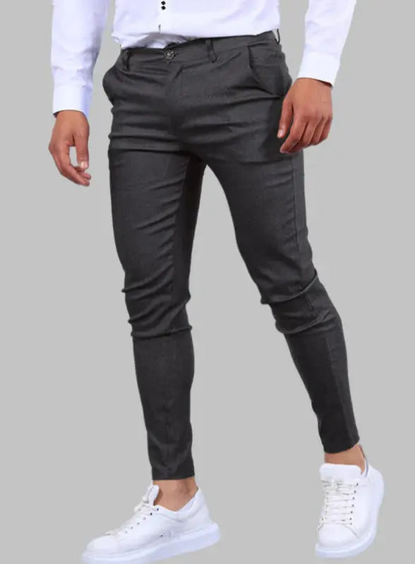 Fall men Cashmere outfit (dark gray) - JNi3 shop