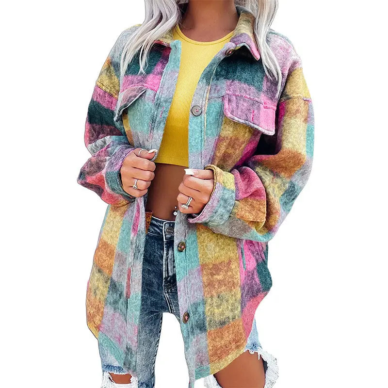 Loose Multi-color Long-sleeved Coat For Women Cjdropshipping