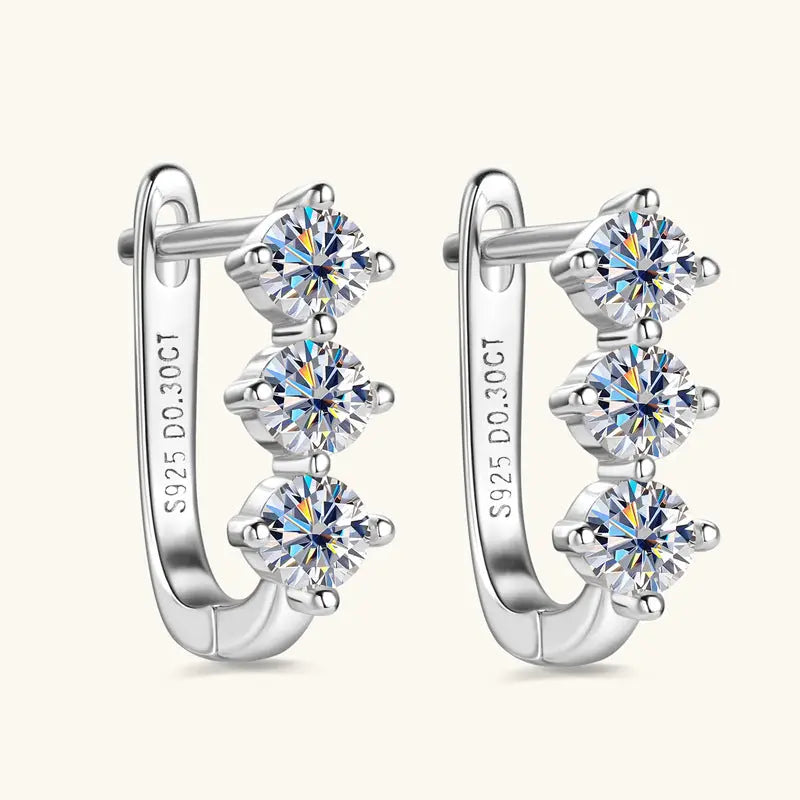 Moissanite Earrings For Women Temperament Wild - JNi3 shop