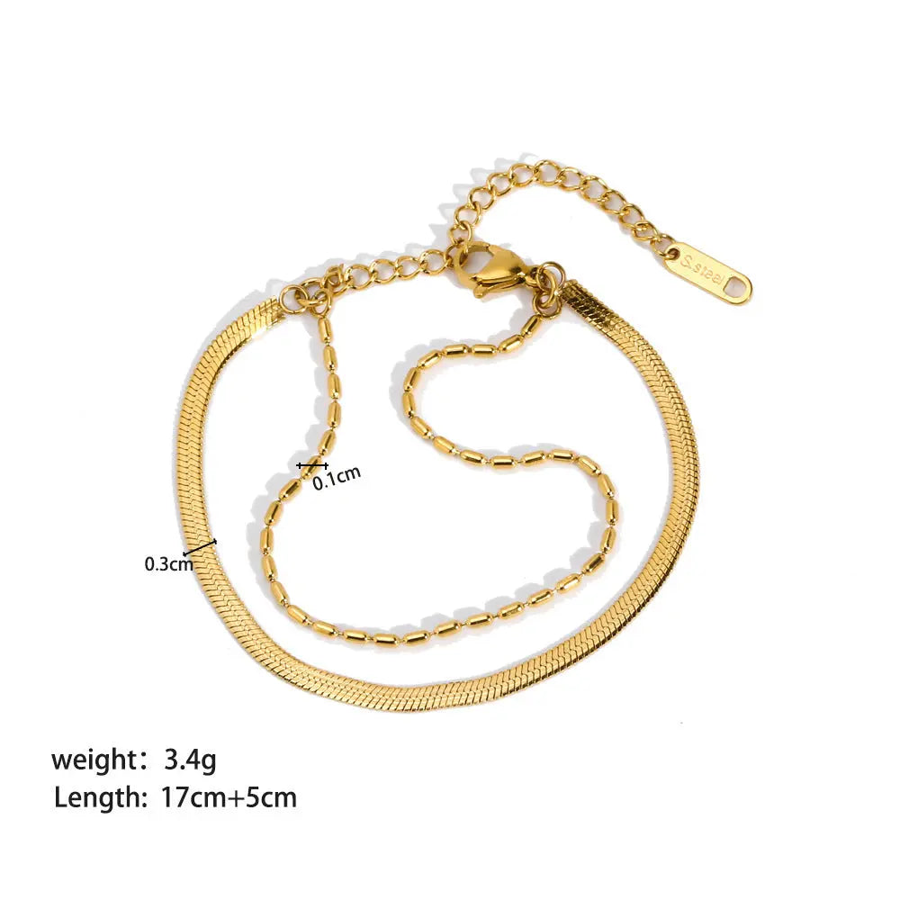 Stainless Steel Ornament Bracelet Female Cjdropshipping