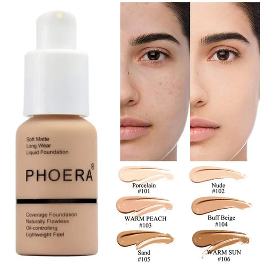 Explosive Press Type Oil Control Natural Color Matte Concealer Foundation Cream Cjdropshipping