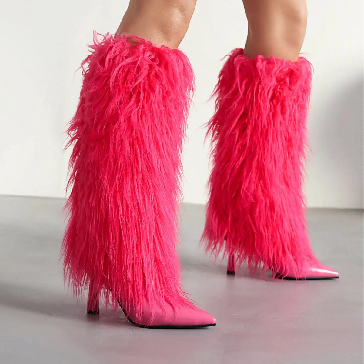 Autumn And Winter Stiletto Heel 33-46 Large And Small Size Women's High Boots Dropshipman