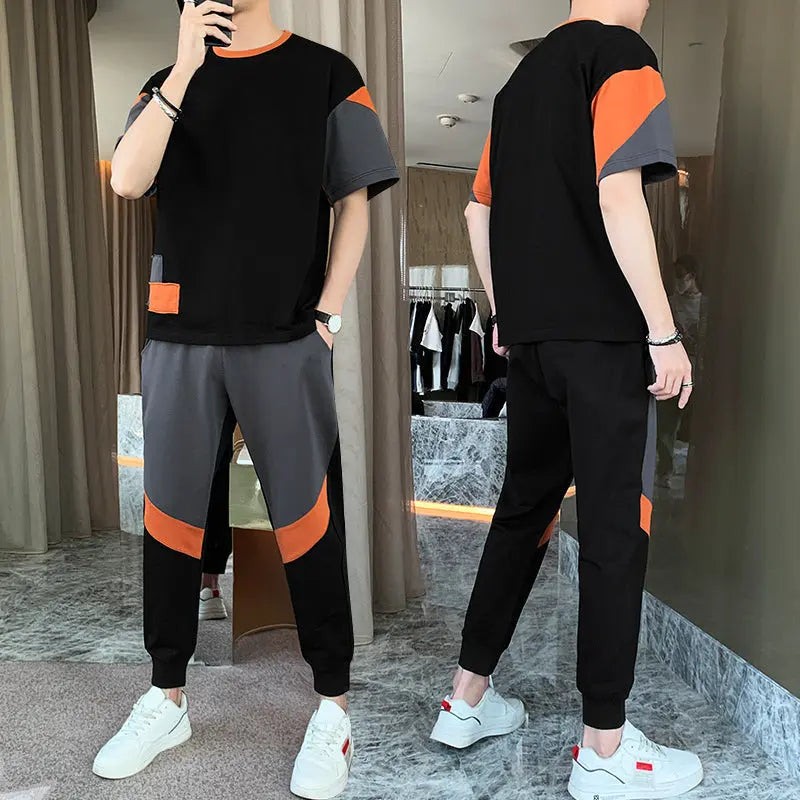 New Summer Men's T-shirt Fashion Short-sleeved T-shirt Men Cjdropshipping