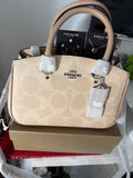 Coach beige Bag and jewelry set