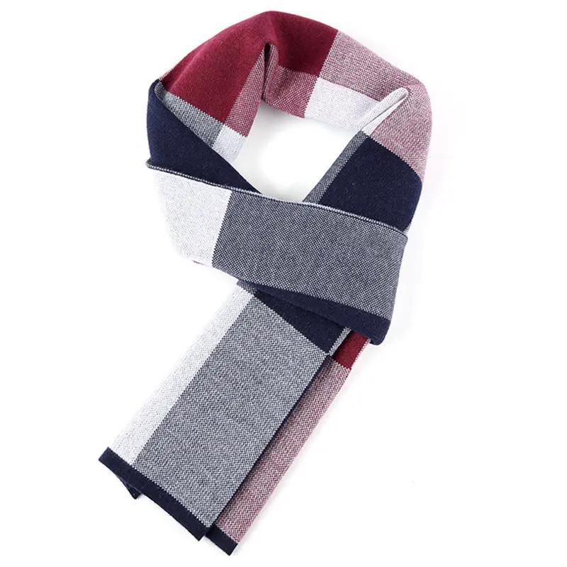 Plaid men scarf knitted scarf Cjdropshipping
