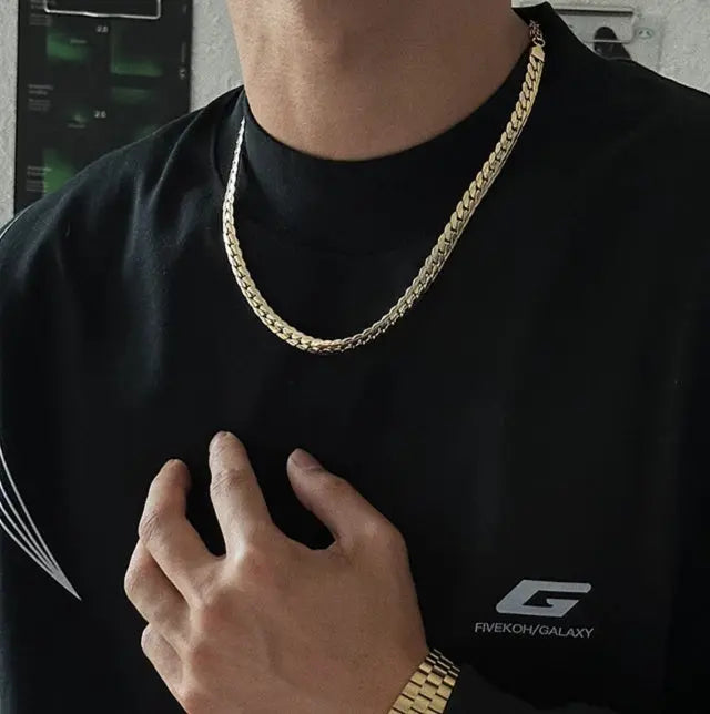 Embossed Cuban Necklace For Men Cjdropshipping