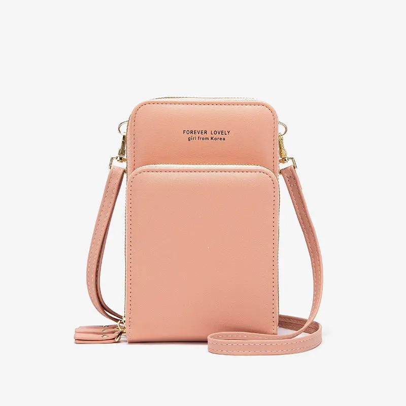 Crossbody Bag Women Tri-fold Pockets Phone Bags Cjdropshipping