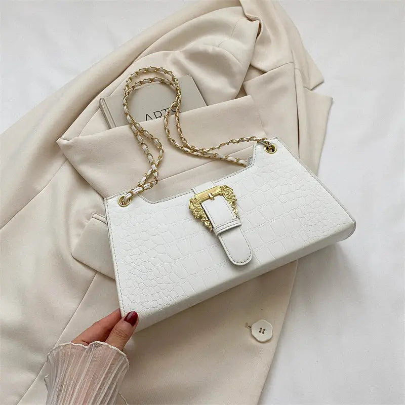 White leather dress outfit(white)