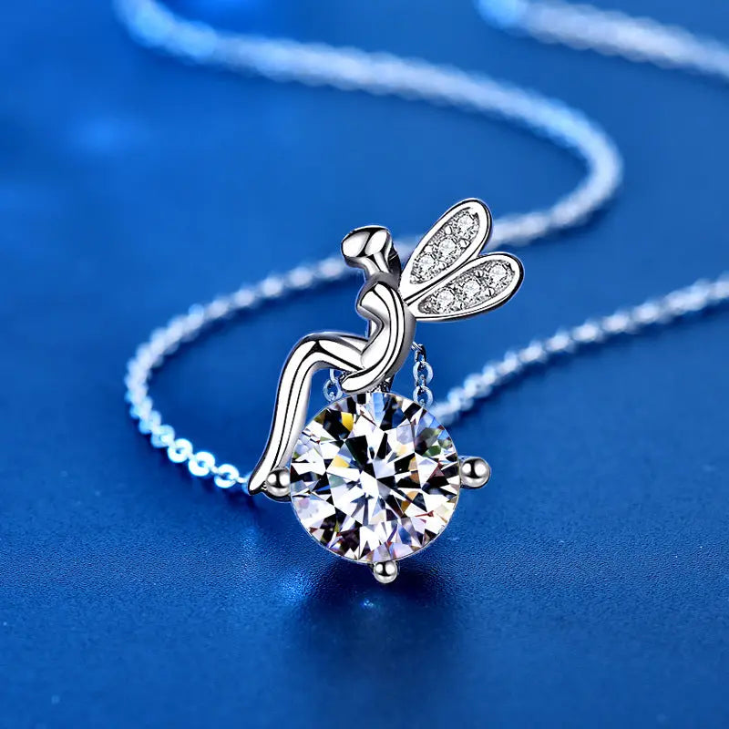 Moissanite 925 Sterling Silver FARCENT Necklace For Women - JNi3 shop