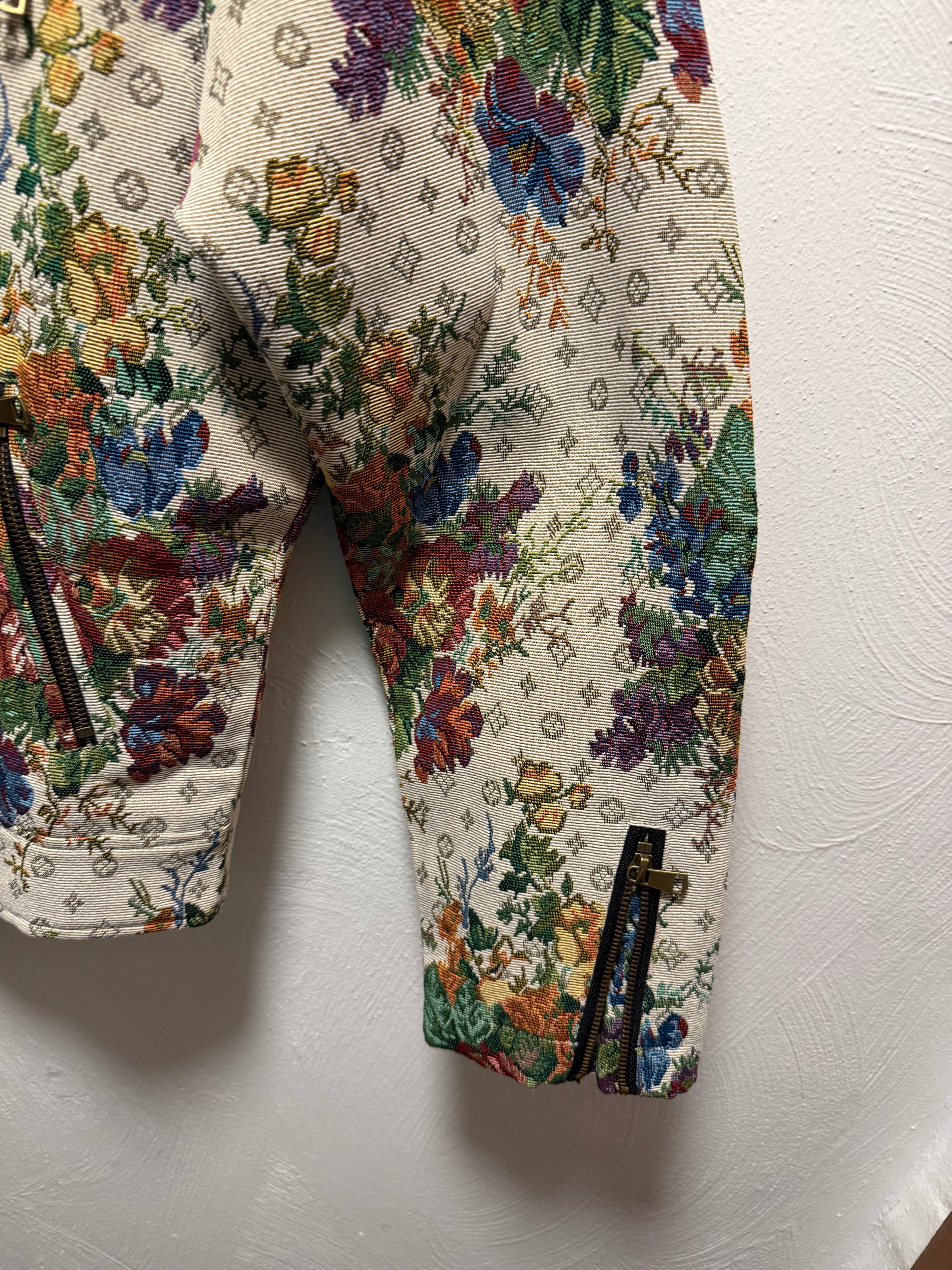 Men's Tapestry Biker Jacket