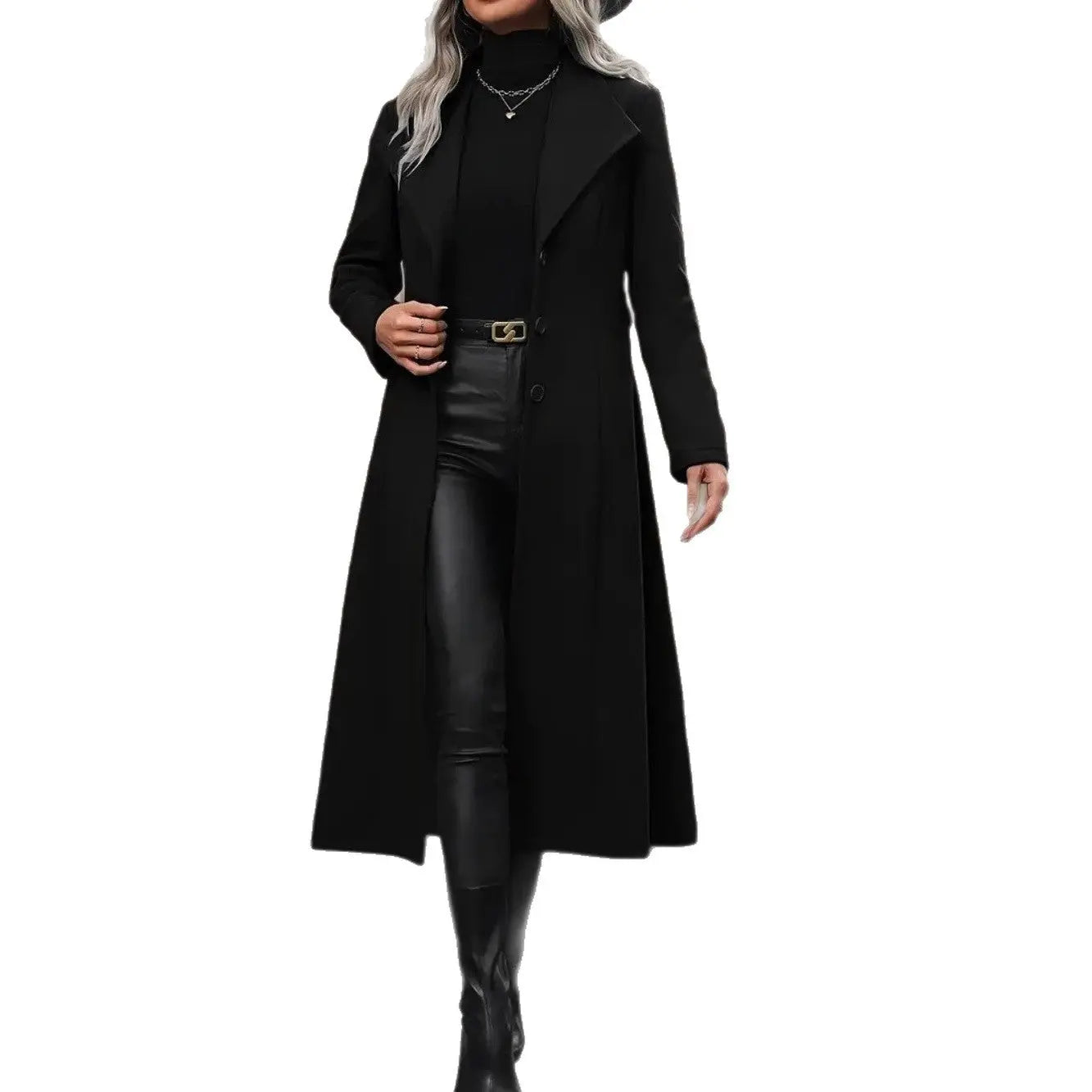 Women's Minimalist Basic Belt King-size Coat Cjdropshipping