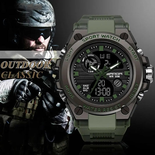 Trendy Multifunctional Digital Waterproof Electronic Watch Dropshipman