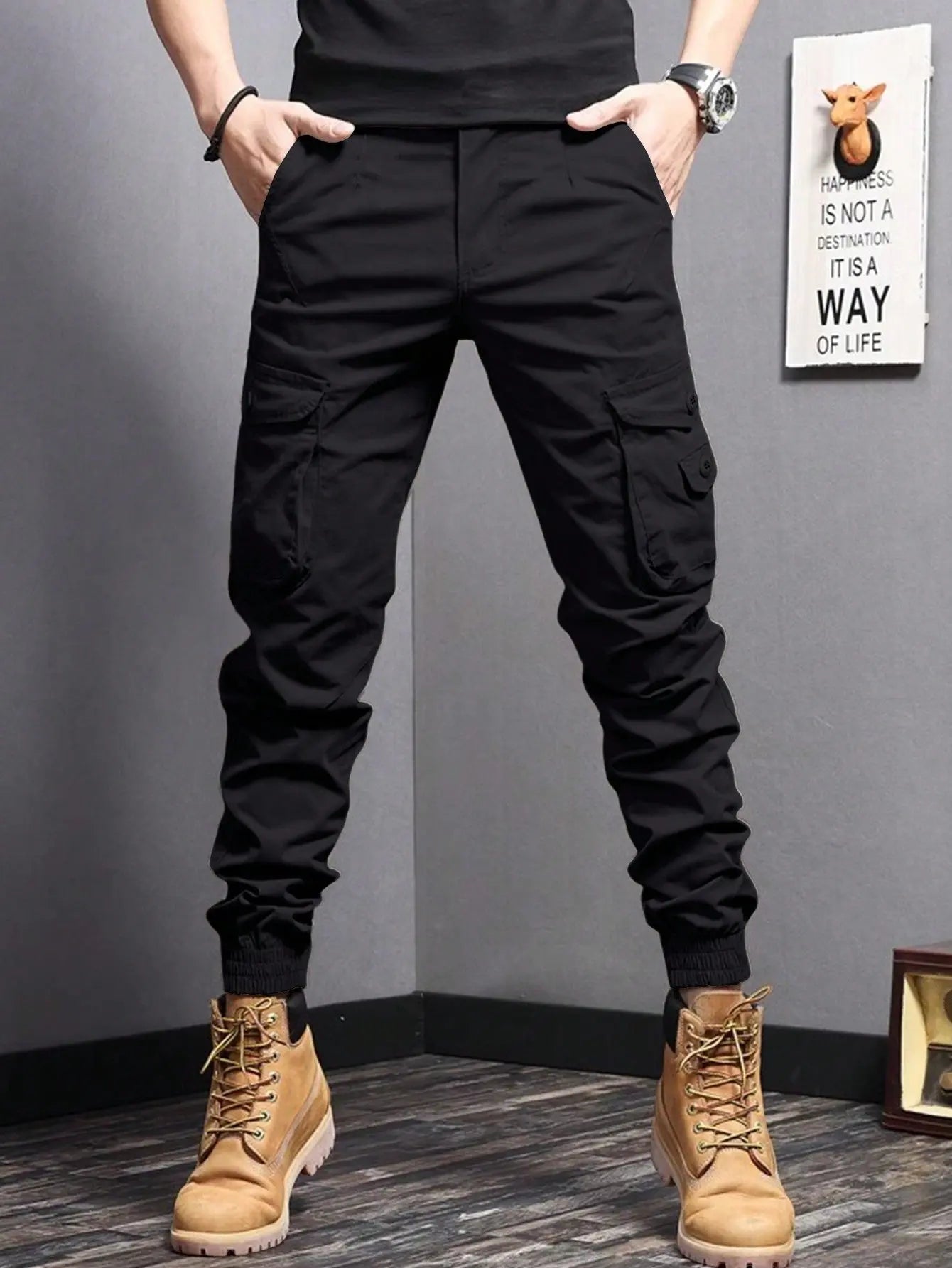 Men’s Fall Ready Black Sweater 4 piece outfit - JNi3 shop