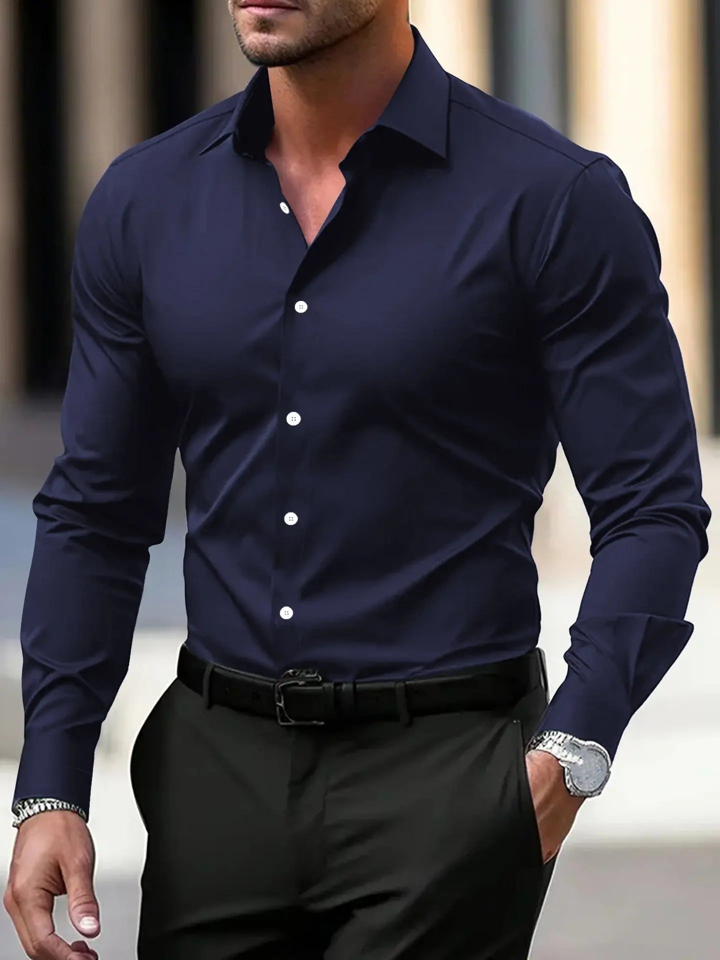 Men’s Navy Blue Suit JNi3 shop