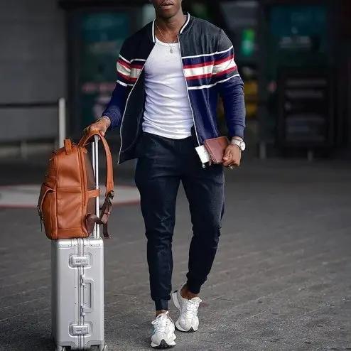 Basic Style Color Matching Two-piece Set Plus Size Cjdropshipping