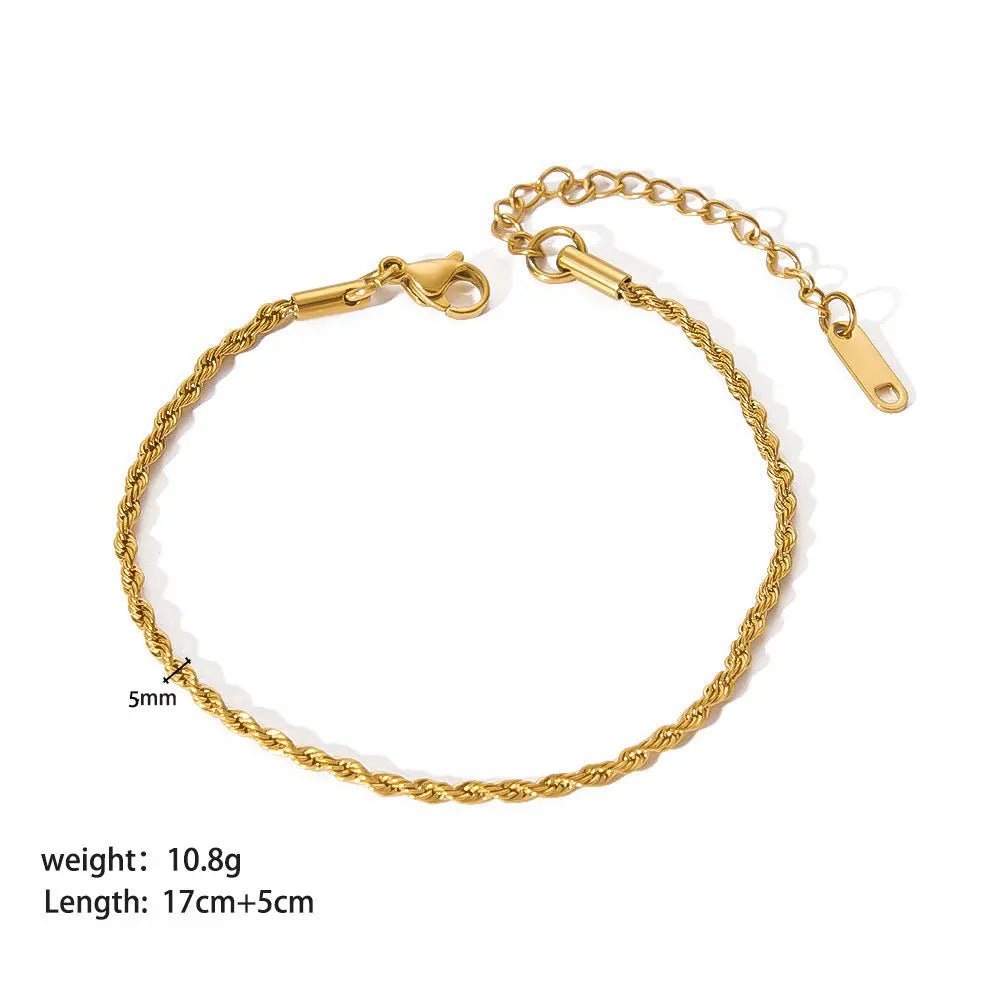 Stainless Steel Ornament Bracelet Female Cjdropshipping