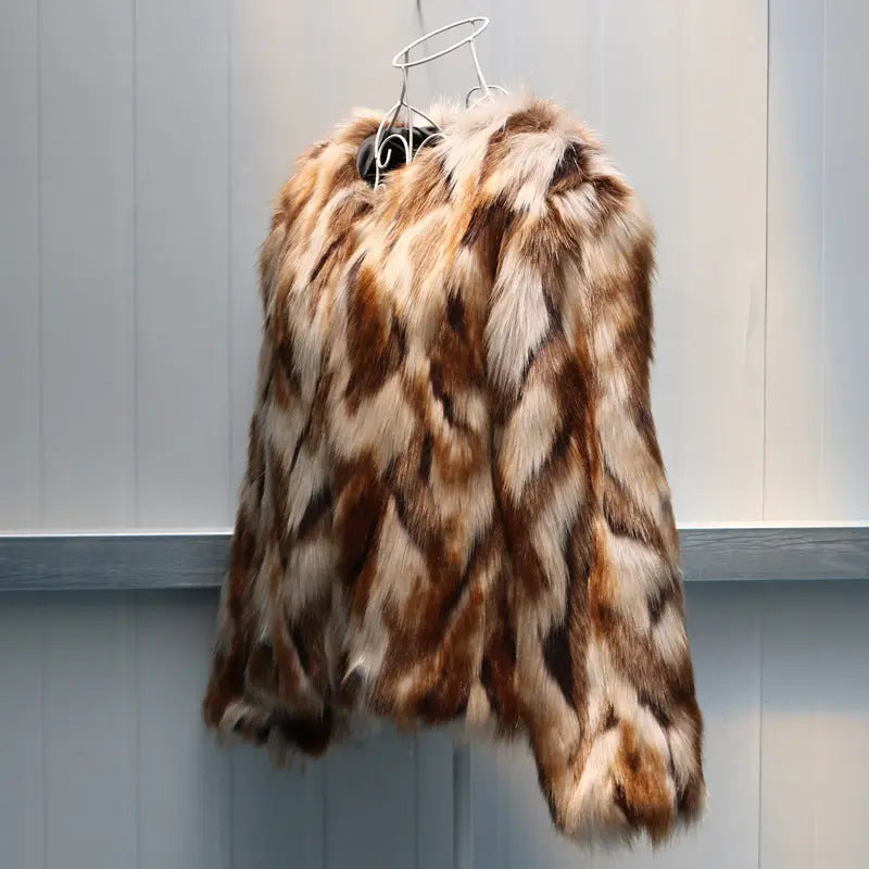 Korean Version Slim-fitting New Fox Fur Faux Fur Coat